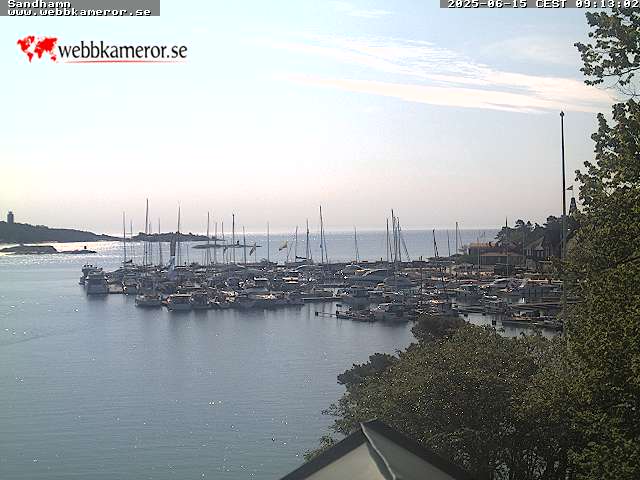 Webbkamera på Sandhamn