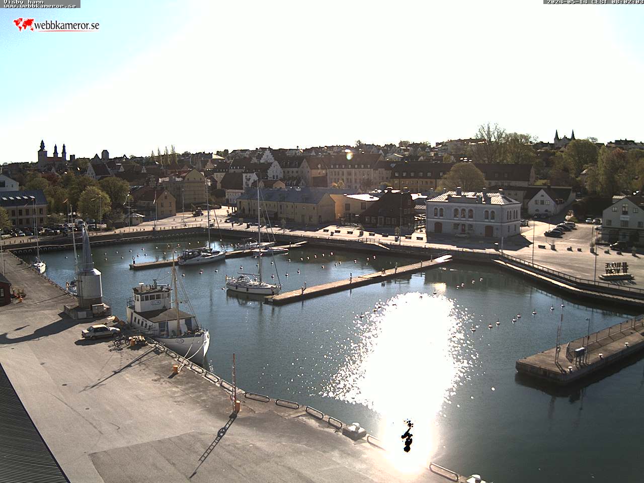 Webbkamera - Visby hamn, gästhamnen